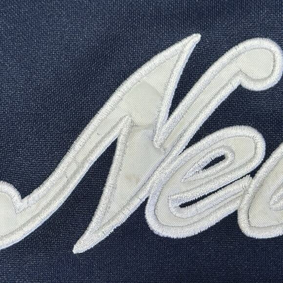 Vtg Renegade New York Yankees Blank MLB Youth Button Up Jersey Sz (S) Dark Blue - Picture 5 of 13